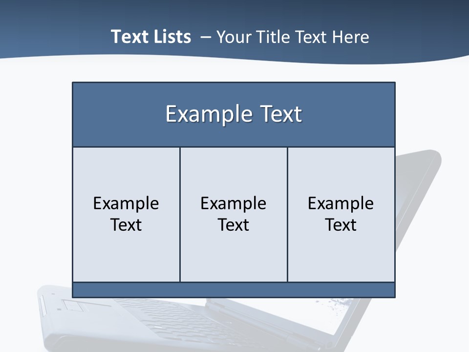 White Drop Showing PowerPoint Template