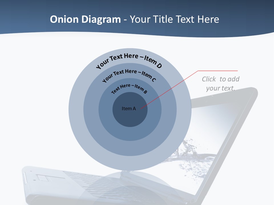 White Drop Showing PowerPoint Template