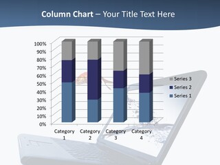 White Drop Showing PowerPoint Template