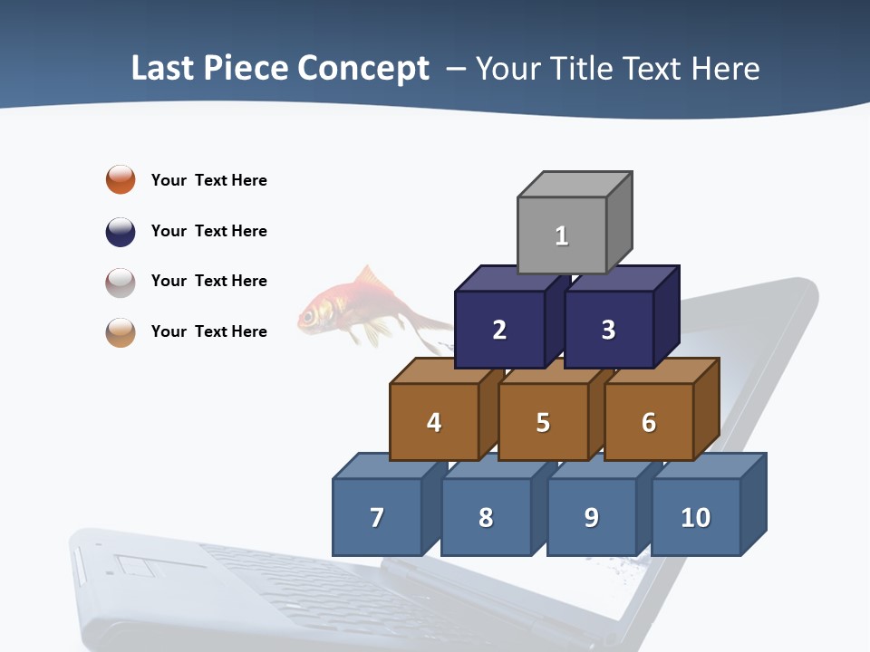 White Drop Showing PowerPoint Template