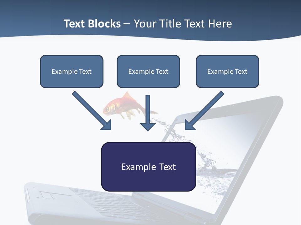 White Drop Showing PowerPoint Template