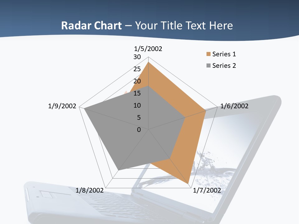 White Drop Showing PowerPoint Template