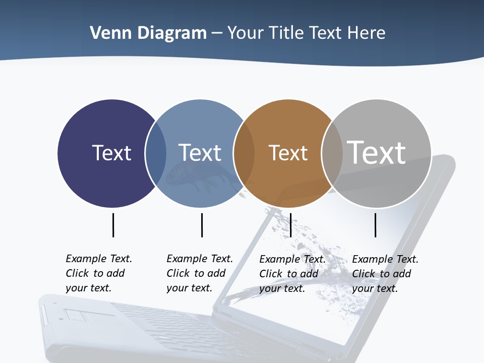 White Drop Showing PowerPoint Template