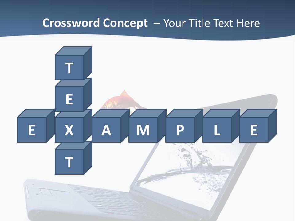 White Drop Showing PowerPoint Template