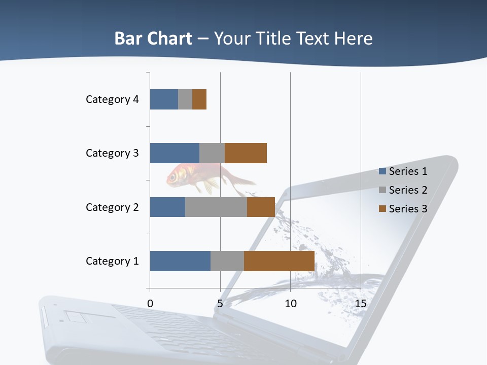 White Drop Showing PowerPoint Template