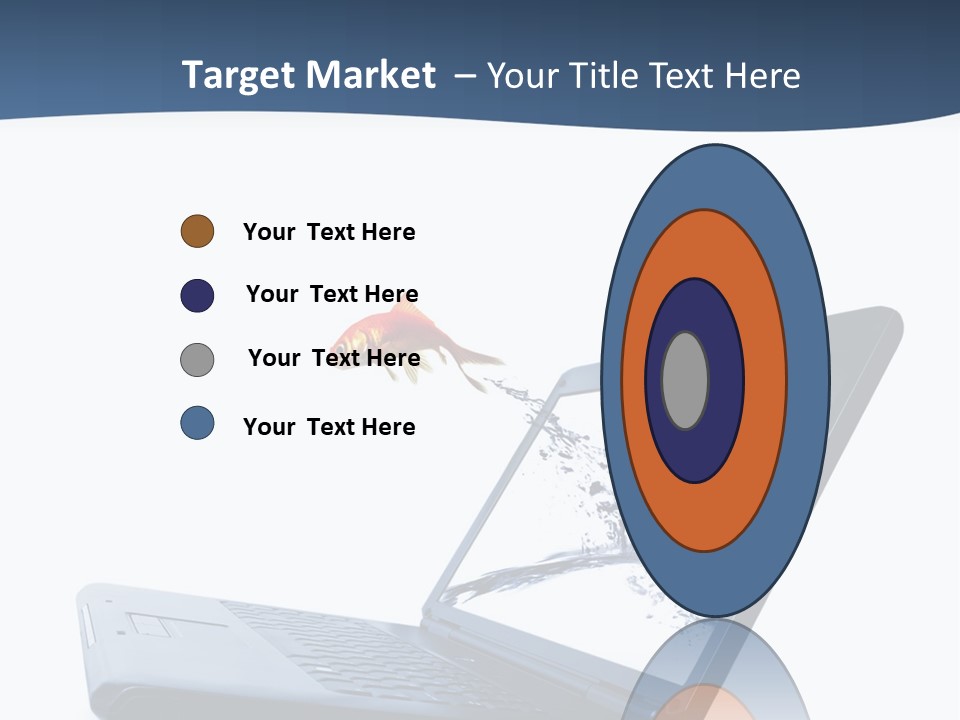 White Drop Showing PowerPoint Template