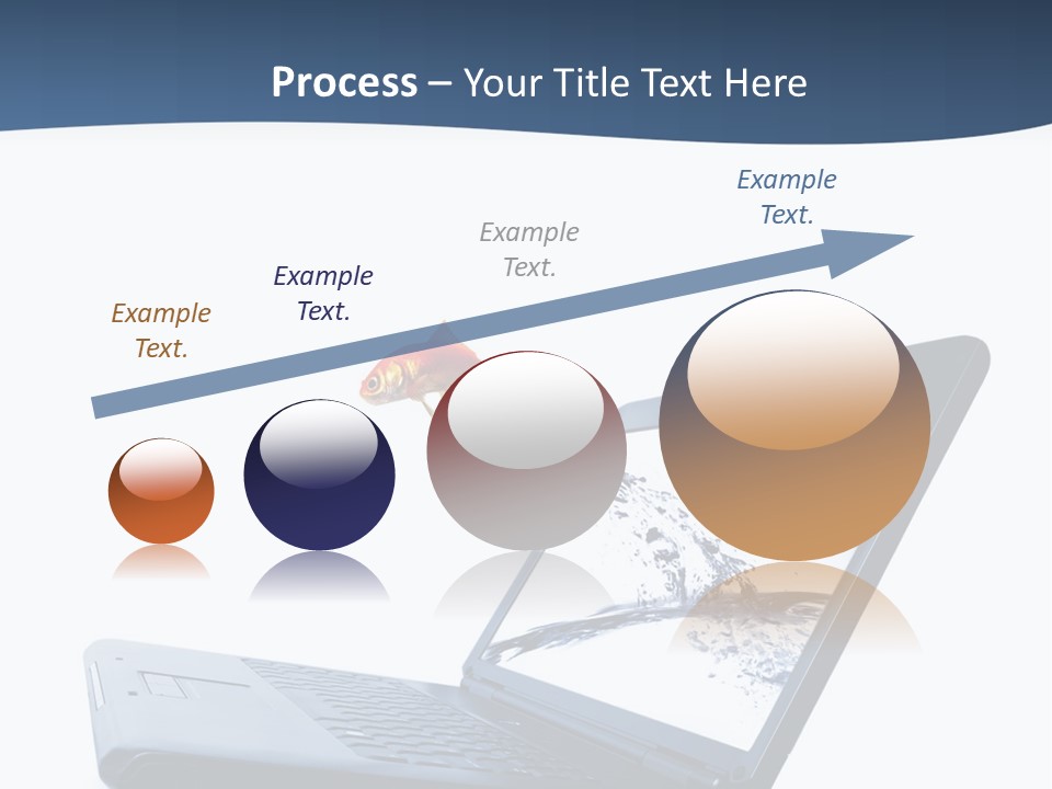 White Drop Showing PowerPoint Template