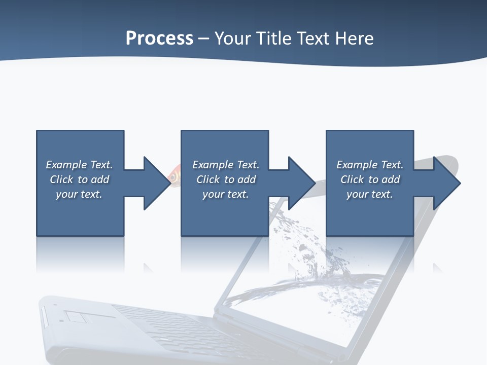 White Drop Showing PowerPoint Template
