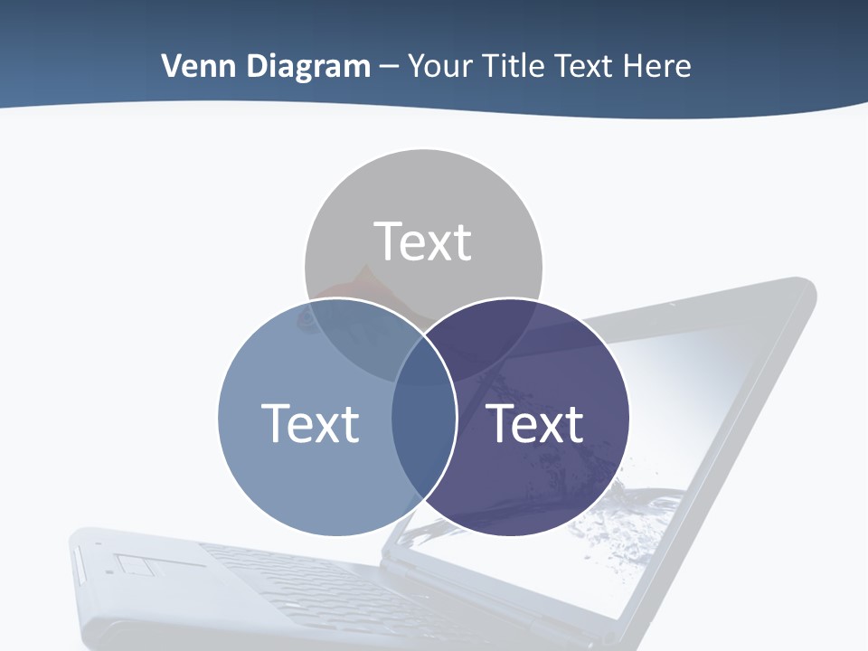 White Drop Showing PowerPoint Template