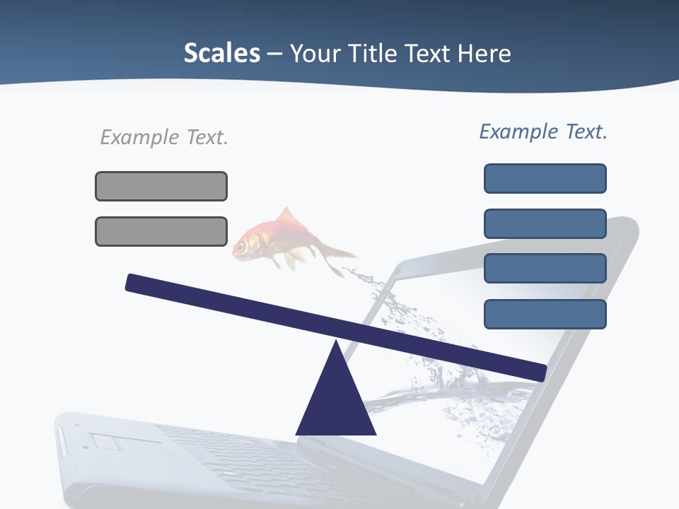 White Drop Showing PowerPoint Template