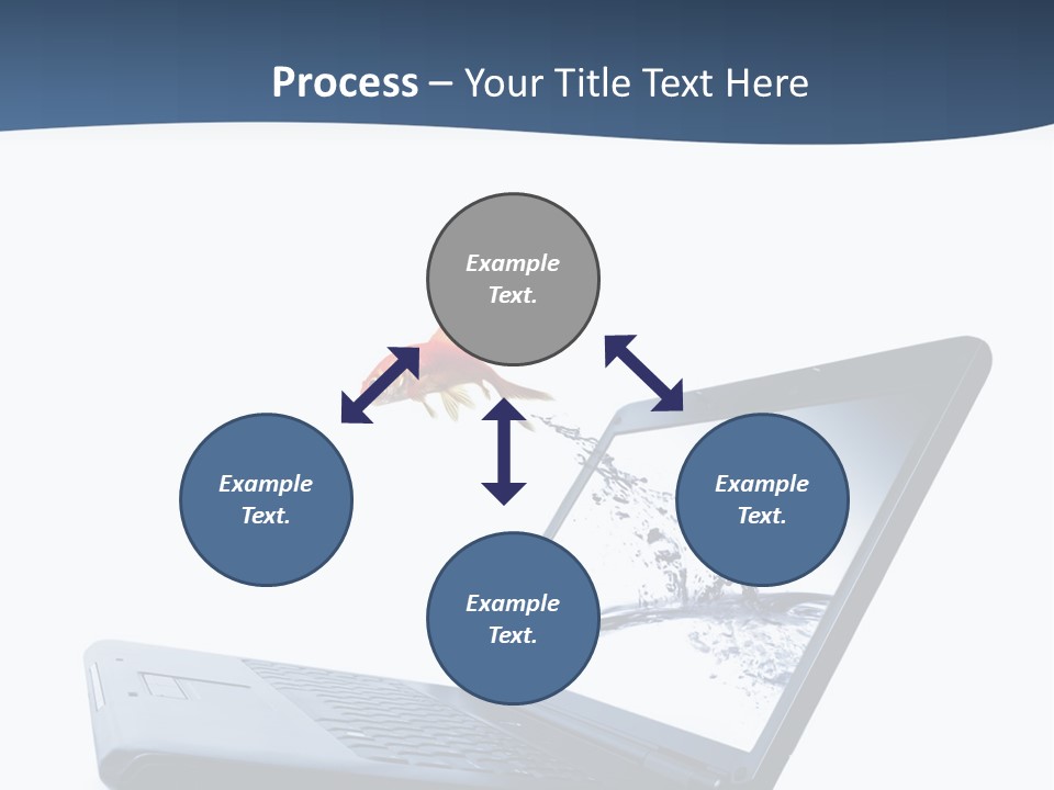 White Drop Showing PowerPoint Template
