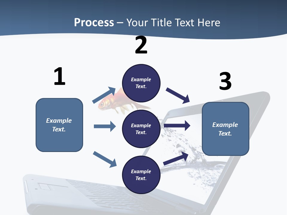 White Drop Showing PowerPoint Template