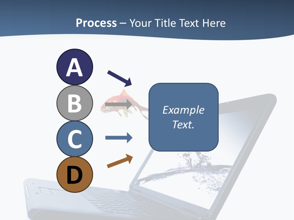 White Drop Showing PowerPoint Template