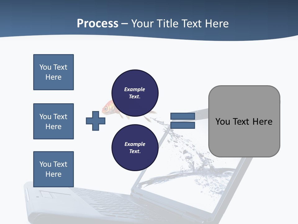 White Drop Showing PowerPoint Template