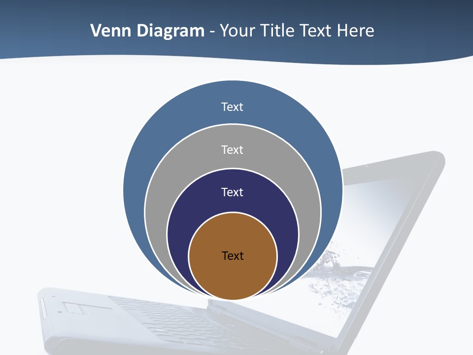 White Drop Showing PowerPoint Template