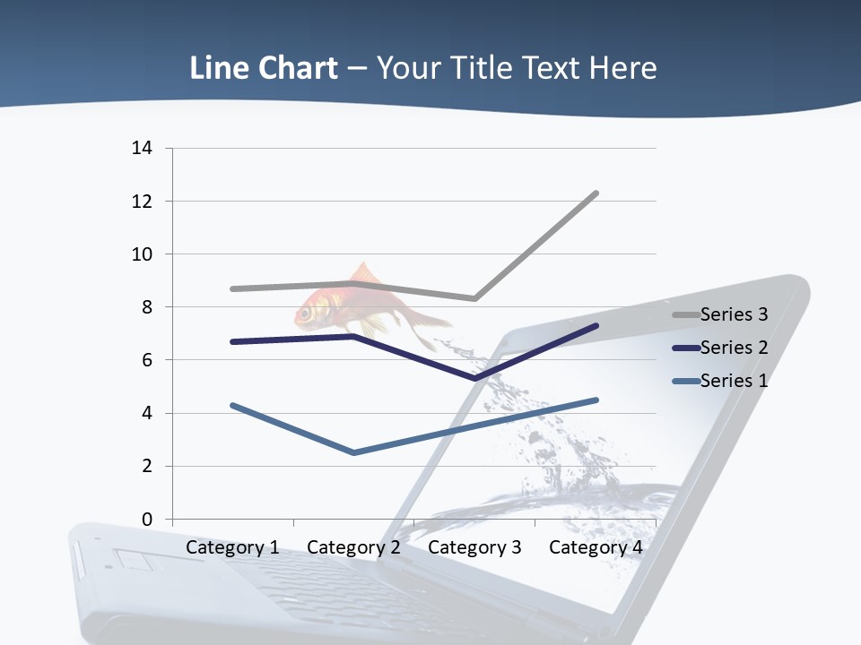 White Drop Showing PowerPoint Template