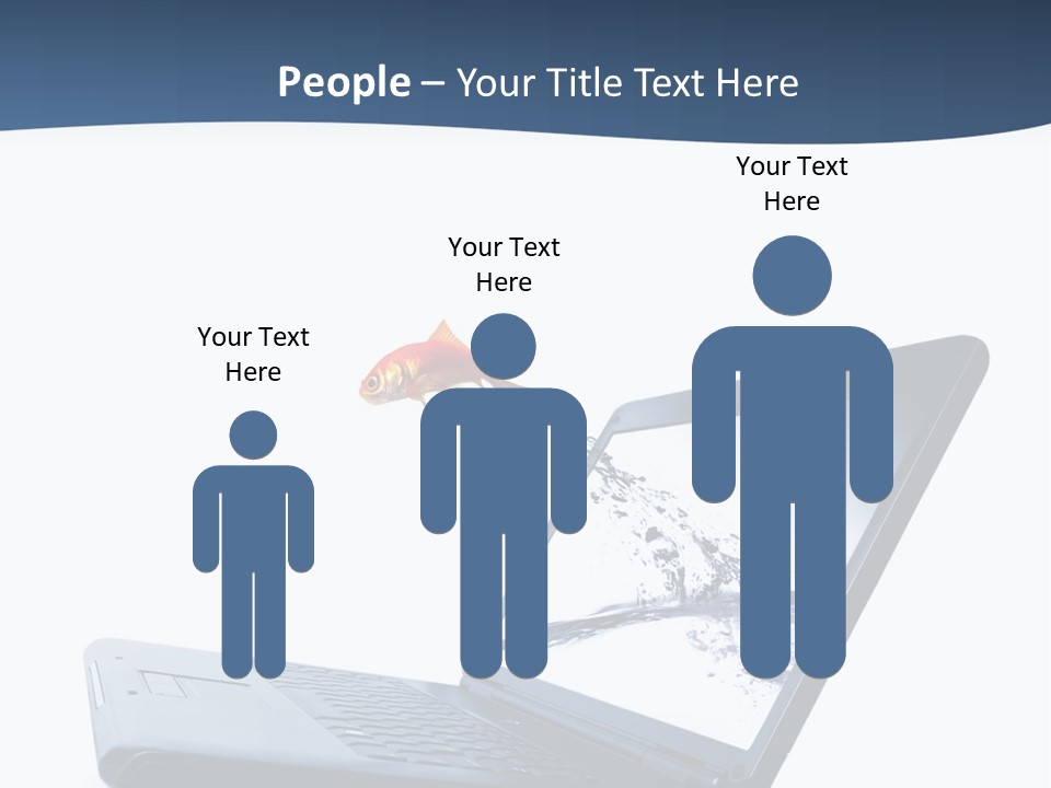 White Drop Showing PowerPoint Template