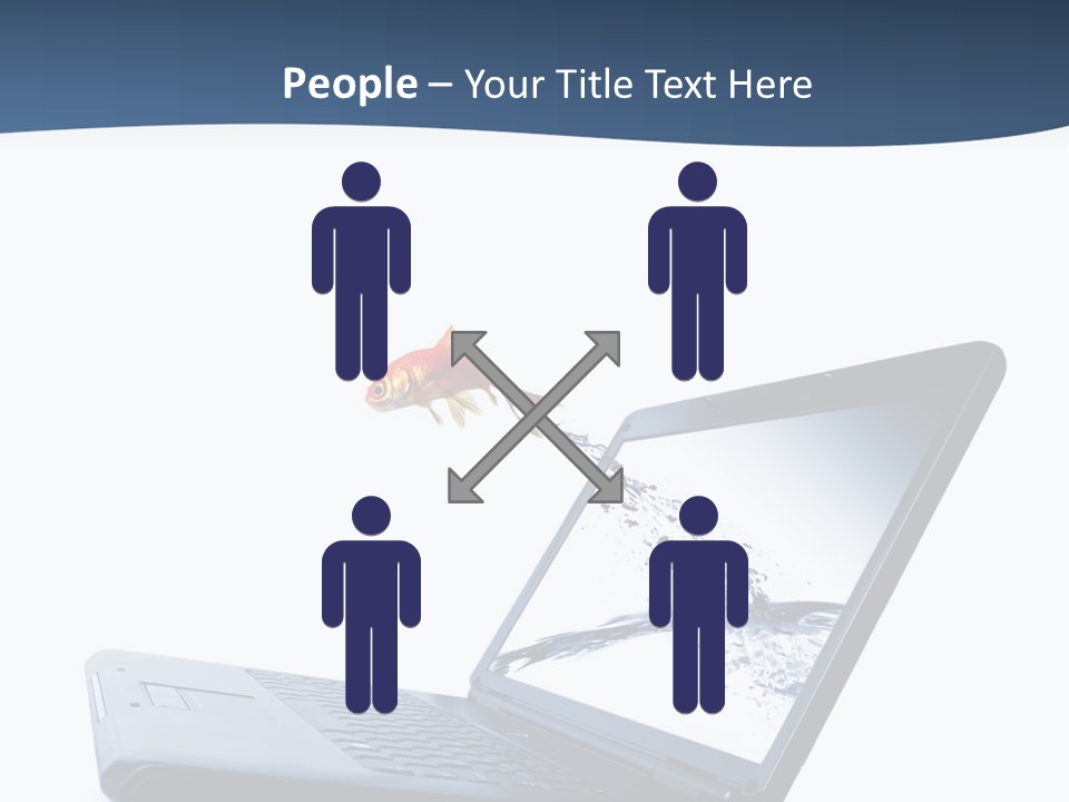 White Drop Showing PowerPoint Template