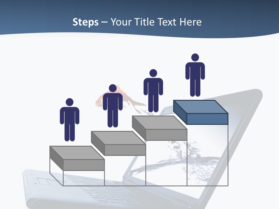 White Drop Showing PowerPoint Template
