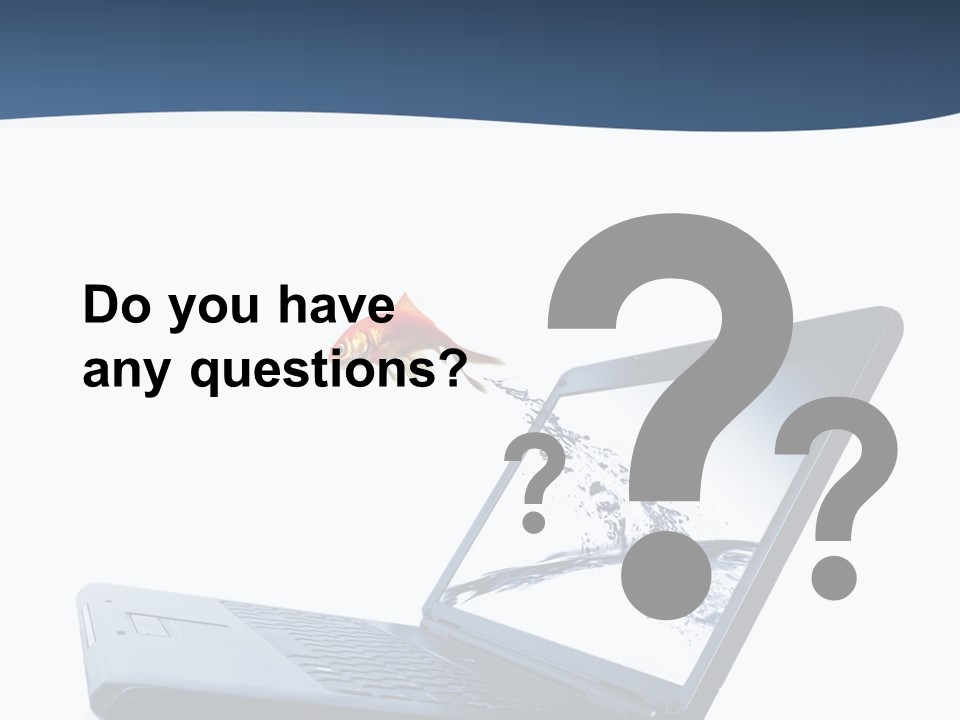 White Drop Showing PowerPoint Template