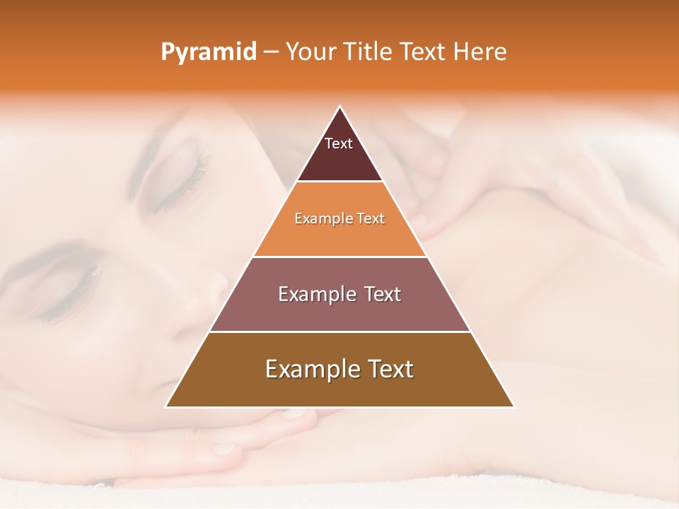 Closeup Caucasian Treatment PowerPoint Template