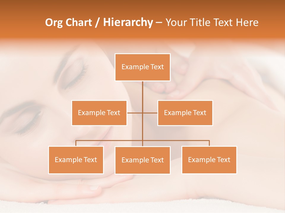 Closeup Caucasian Treatment PowerPoint Template