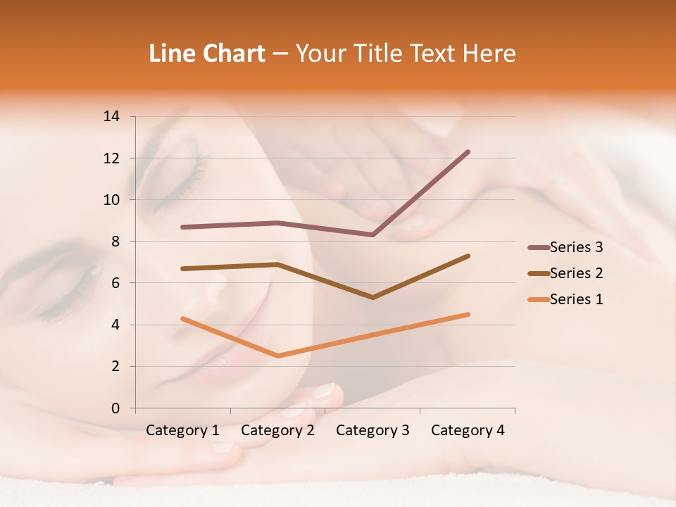 Closeup Caucasian Treatment PowerPoint Template