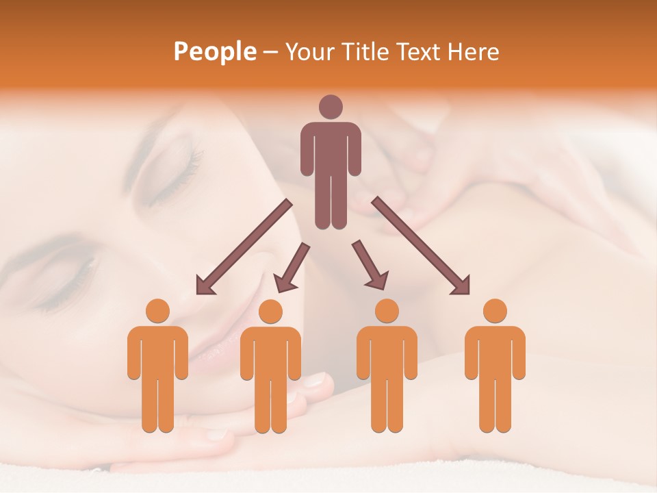 Closeup Caucasian Treatment PowerPoint Template