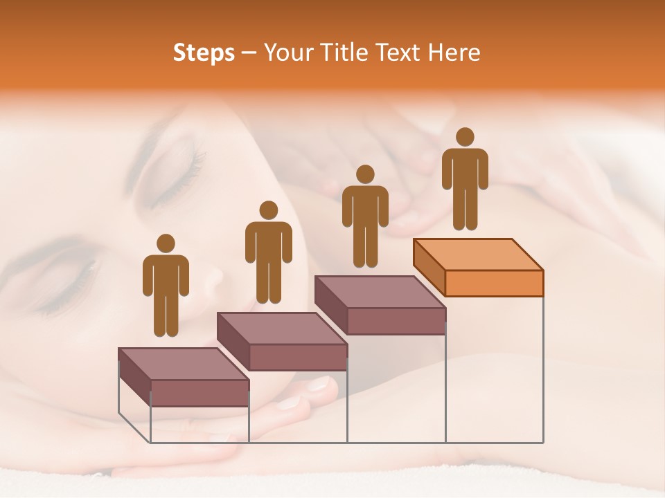 Closeup Caucasian Treatment PowerPoint Template