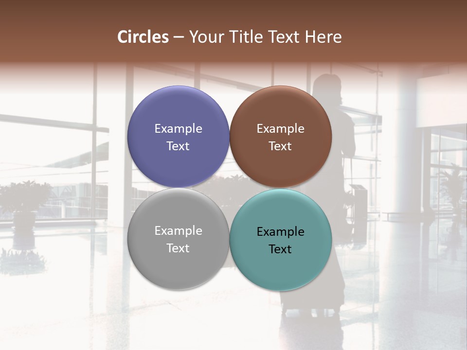 Man Indoor Subway PowerPoint Template