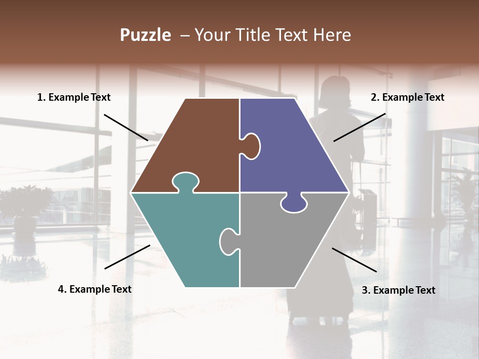 Man Indoor Subway PowerPoint Template