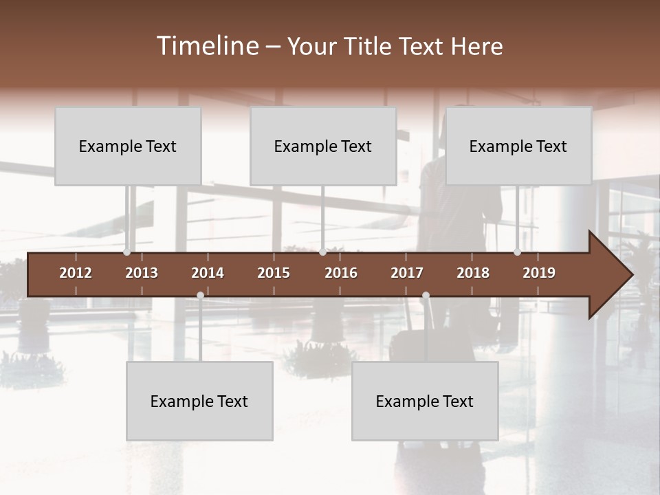 Man Indoor Subway PowerPoint Template