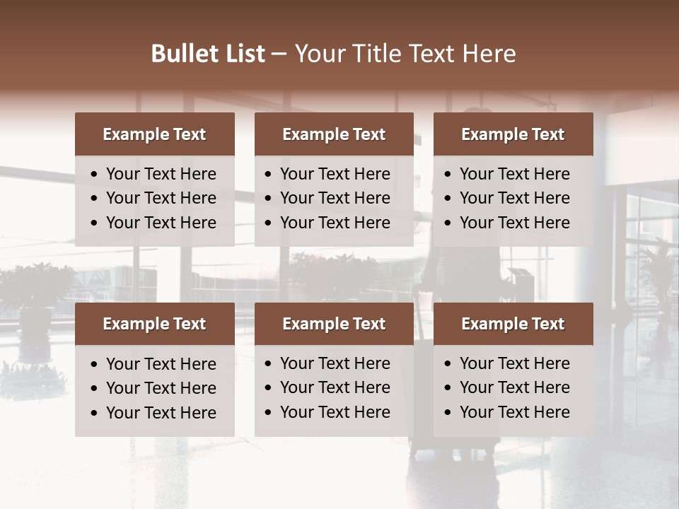 Man Indoor Subway PowerPoint Template