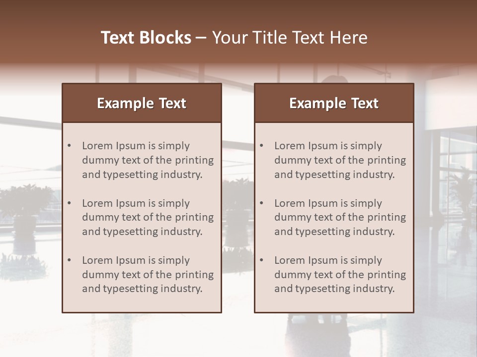 Man Indoor Subway PowerPoint Template