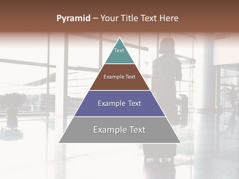 Man Indoor Subway PowerPoint Template