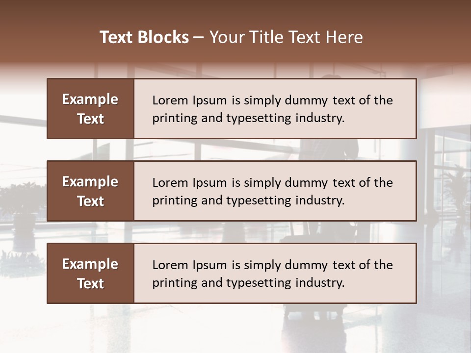 Man Indoor Subway PowerPoint Template