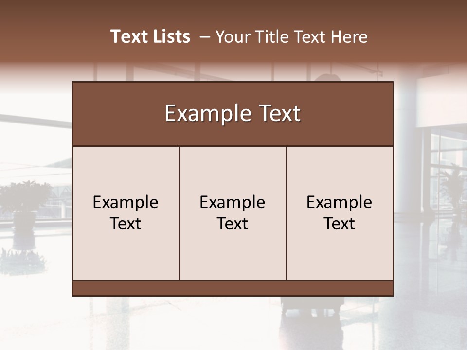 Man Indoor Subway PowerPoint Template