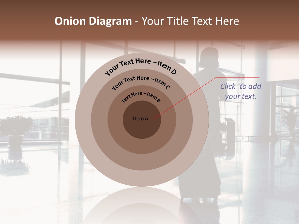 Man Indoor Subway PowerPoint Template