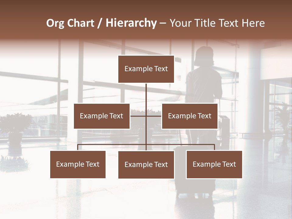Man Indoor Subway PowerPoint Template