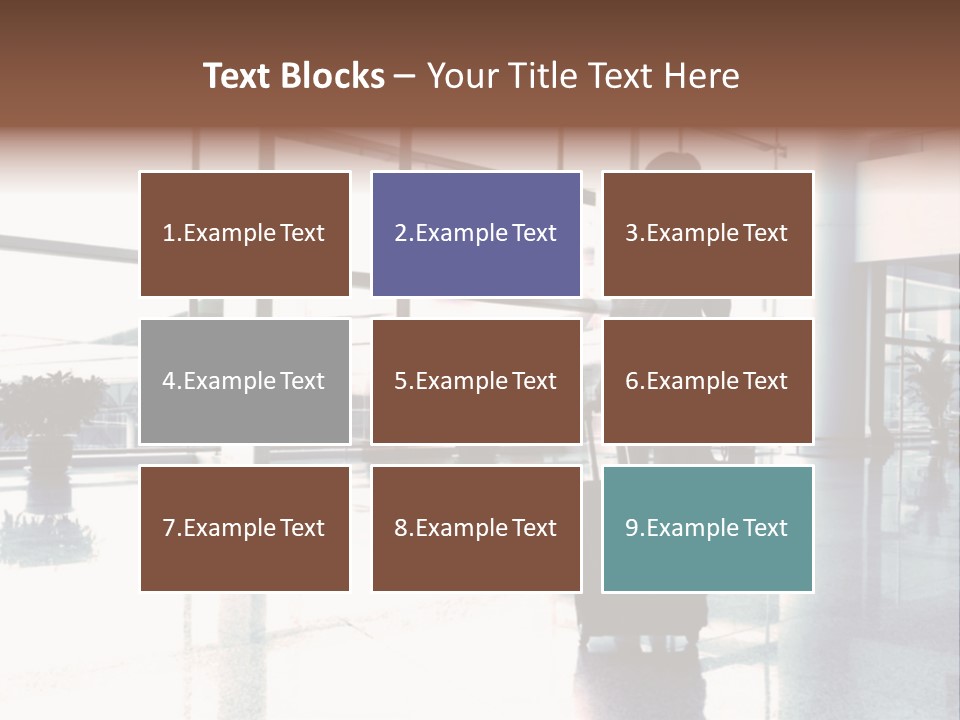 Man Indoor Subway PowerPoint Template