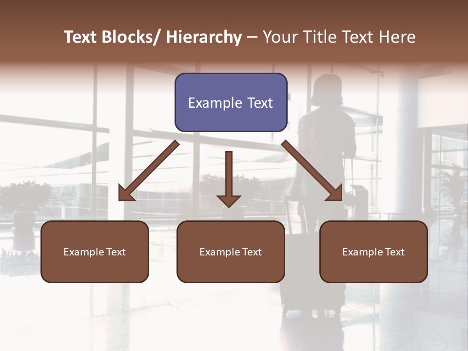 Man Indoor Subway PowerPoint Template