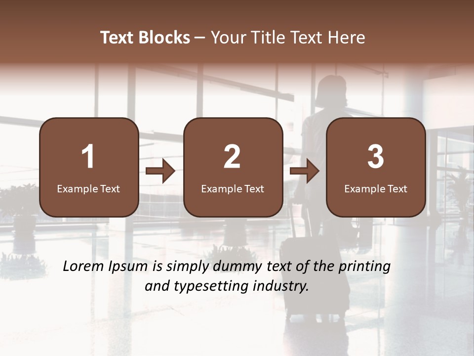 Man Indoor Subway PowerPoint Template