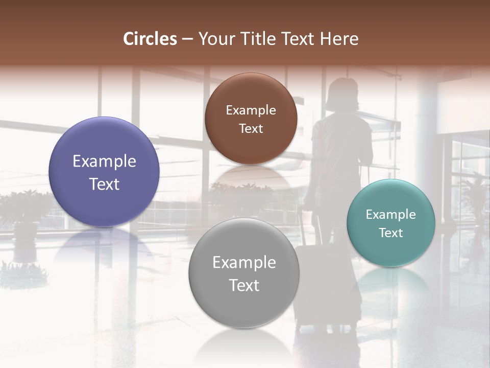 Man Indoor Subway PowerPoint Template