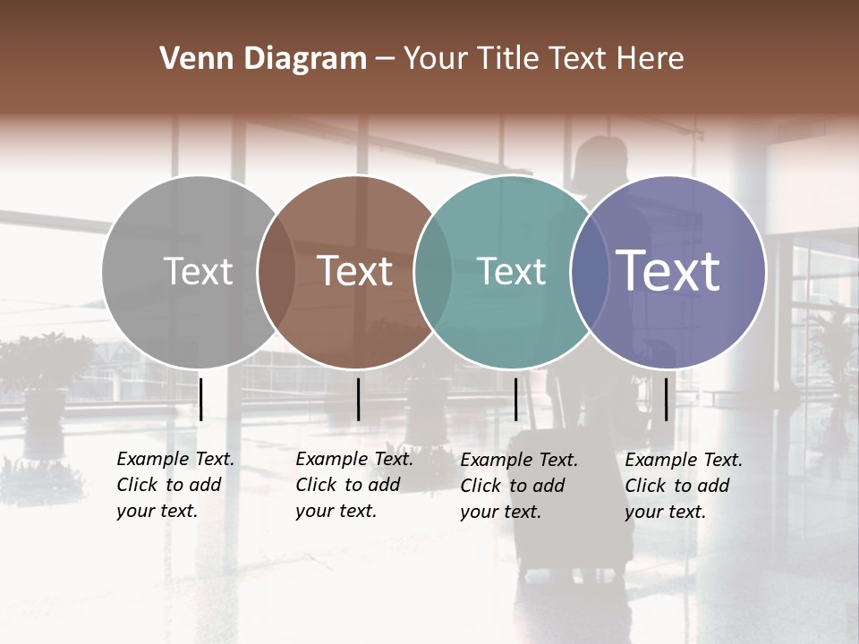 Man Indoor Subway PowerPoint Template