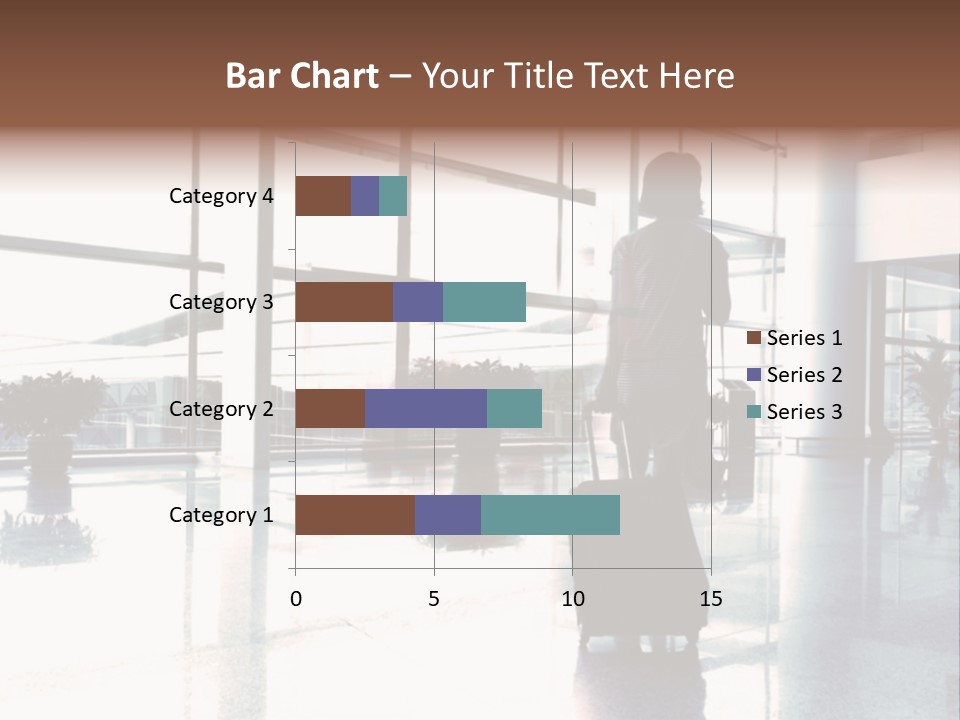 Man Indoor Subway PowerPoint Template
