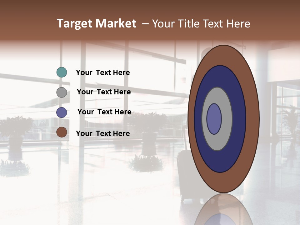 Man Indoor Subway PowerPoint Template