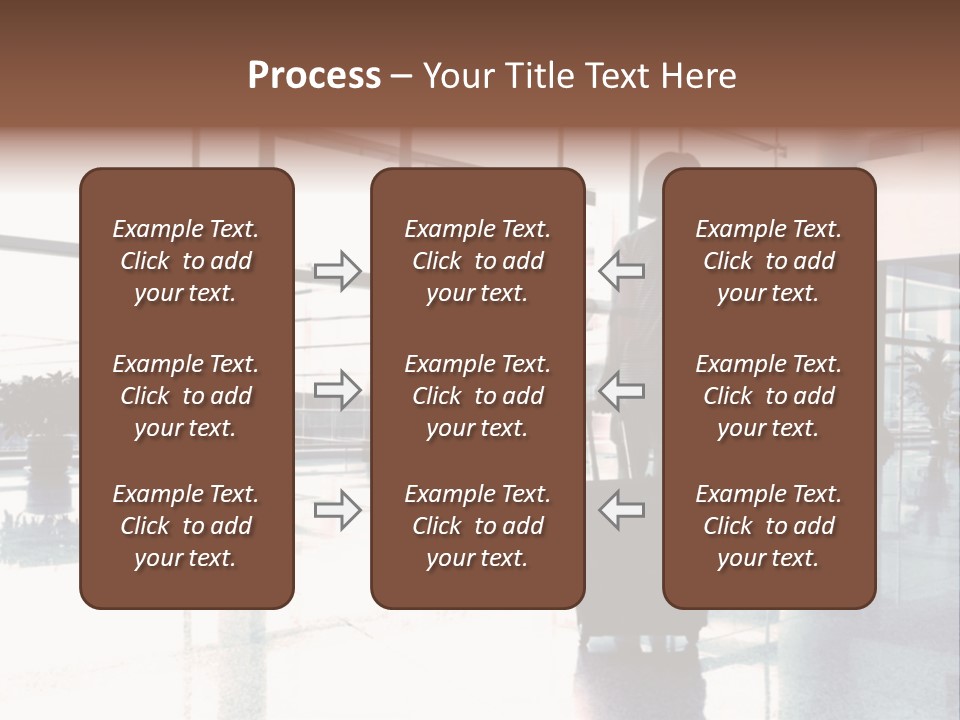 Man Indoor Subway PowerPoint Template