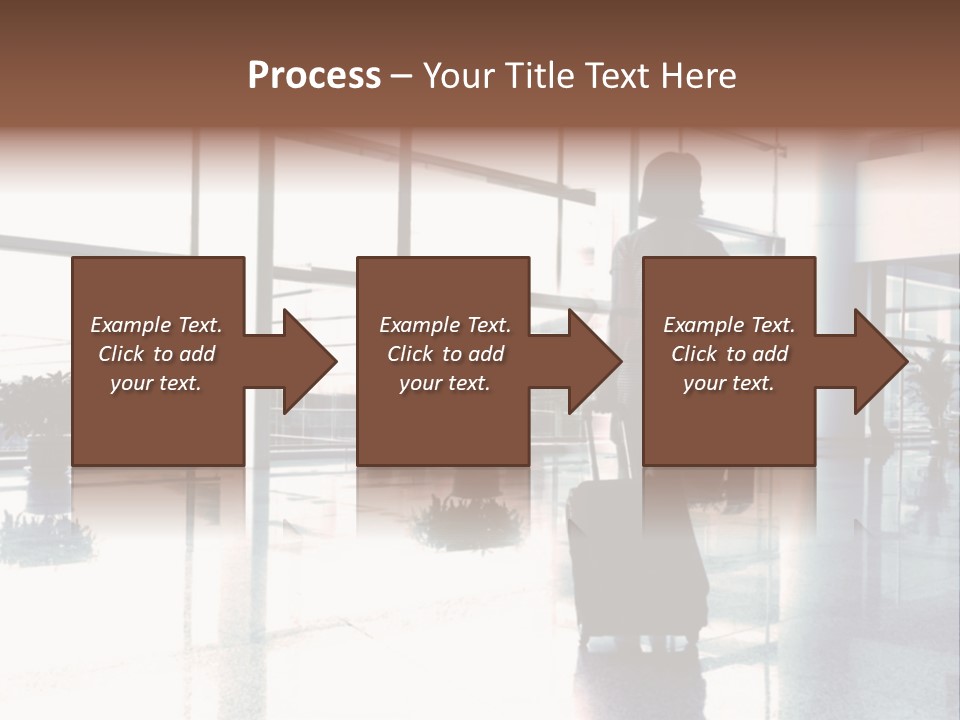 Man Indoor Subway PowerPoint Template