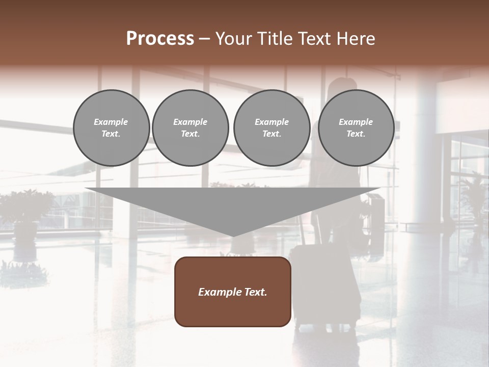 Man Indoor Subway PowerPoint Template