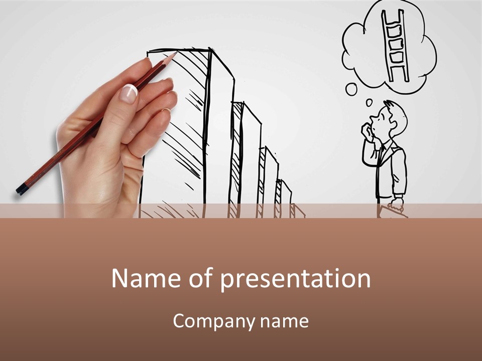 Occupation People Graphic PowerPoint Template